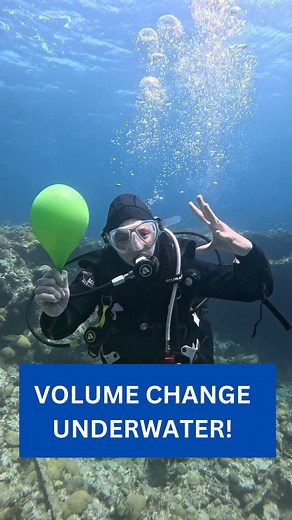 14K views · 1.5K reactions | Volume change while scuba diving and...