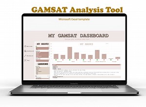 GAMSAT Study Workbook and Analysis Tool - Etsy Australia