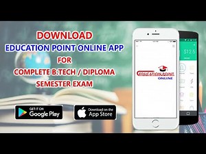 Education Point Online App Launch | B.Tech & Diploma Engineering
