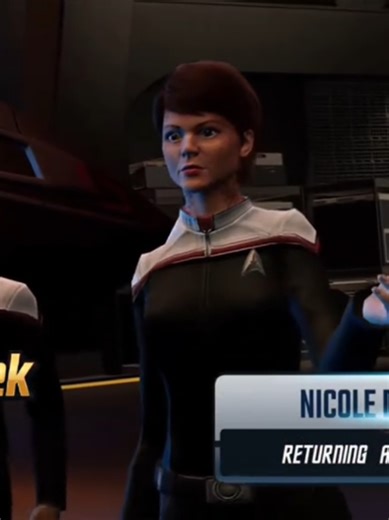 Nicole DeBoer (Ezri #Dax) DS9 Captain Ezri Dax is back on the bridge of the Aventine. Really excited to be back as Captain Ezri Dax for #StarTrek Online: 'Corruption'. I had such a great time working on this and revisiting her again - Thomas Marrone is now Executive Producer at Star Trek Online. Thomas and the team have created a really fun, scary and exciting new adventure, and I can't wait for you all to experience it. Out Now for PC and Mac, and on March 10, 2026 for PlavStation and Xbox cons