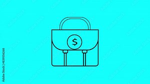 A business icon typically features a briefcase, graph, or currency symbol, representing concepts like commerce, finance, and growth. It embodies professionalism, economic activity, and corporate struc