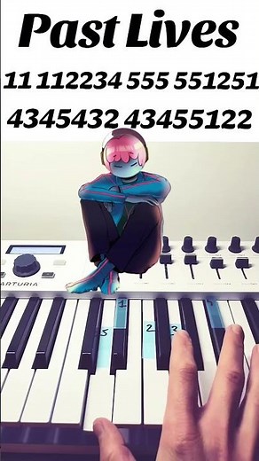You Won't Believe How Easy it is to Play PAST LIVES on Piano with Animated Help