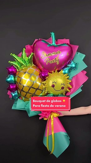 Tutorial: Bouquet de Globos para Cumpleaños y Fiestas de Verano