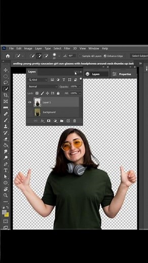 Photoshop Trick: Remove Background Without Eraser – Quick Selection for Perfect Subject Isolation!