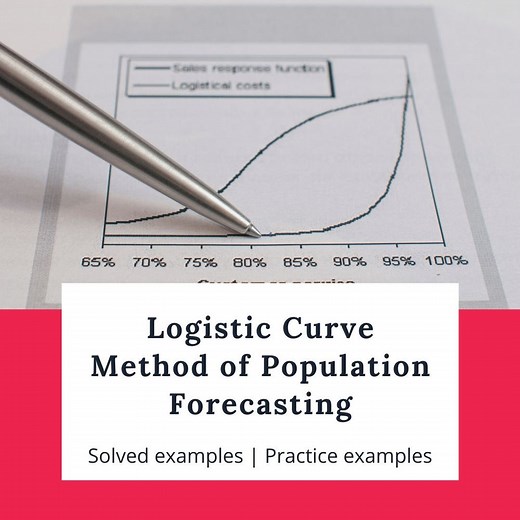 Logistic Curve Method of Population Forecasting with Solved Example