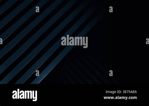 4K abstract background features dynamic diagonal lines texture with subtle movement in dark blue lighting creating depth and motion for commercial use Stock Video Footage - Alamy