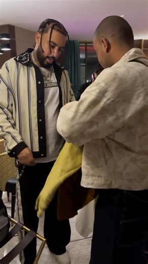 Gloryrm on Instagram: "@frenchmontana wears The Glory Jalaba Set for the opening of the CAN 2026 in Morocco 🇲🇦 A piece born between tradition and vision — designed by a son, crafted by his mother. Made with khedmat lmaalem, handmade Moroccan craftsmanship that tells the story of heritage, pride, and evolution. From the streets of Morocco to the world stage 🌍 This is not just fashion — this is culture in motion. #GloryRM #FrenchMontana #CAN2026 #MadeInMorocco #JalabaSet MoroccanLuxury Cultural