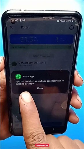 App Not Installed As Package Conflicts With An Existing Package Problem Solved #shortvideo #shorts