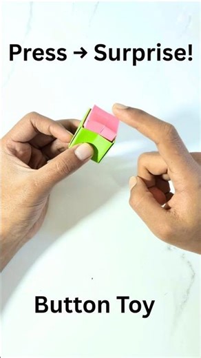 Origami Button Toy – Paper Magic!