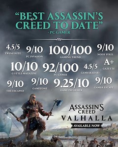 145K views · 1.4K reactions | Haven’t played Assassin’s Creed Valhalla yet? What are you waiting for? Become a legendary Viking today. ⚔️ | Ubisoft Canada | Facebook