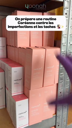 On prépare une routine coréenne contre les imperfections et les taches 💆🏻‍♀️✨ #tache #imperfection #preparationcommande #koreancosmetics #soincoreen ￼ | Yoonah.Cosmetics