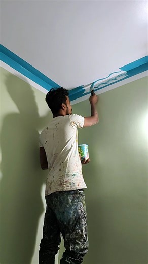 Border colour combination colour code 9696 asian paint colour #shorts #painting #workout #walldecor