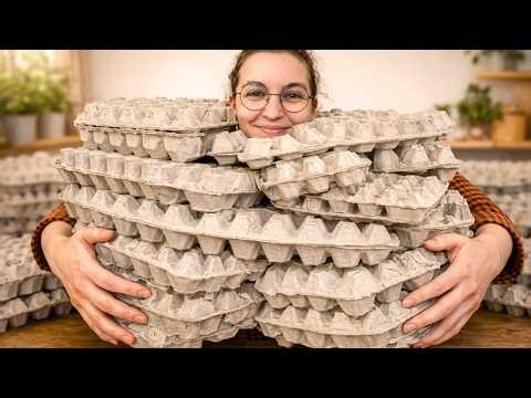 5 Unique DIY Decor Ideas Using Egg Cartons | Easy Eco-Friendly Crafts