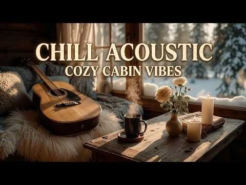 Morning Guitar Chill | Relaxing Acoustic Tunes for a Cozy Winter Cabin Vibe