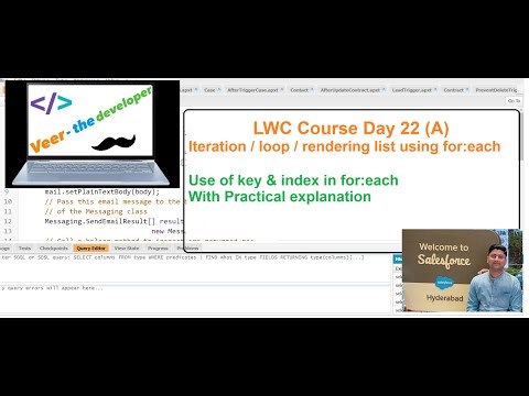 Day 22 (A): Looping with for:each | Rendering Lists | iteration, Key & Index Explained