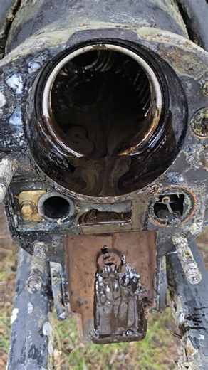 This is why its important to pull your outdrive off every year you never know what's lurking inside. | On Scene Marine Service