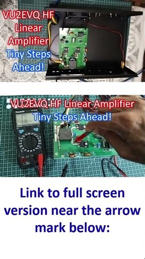 VU2EVQ HF Linear Amplifier Tiny Steps Ahead!