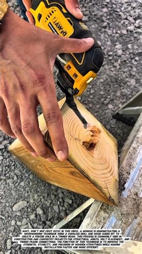 Advanced Woodworking Technique for Strong Timber Construction.