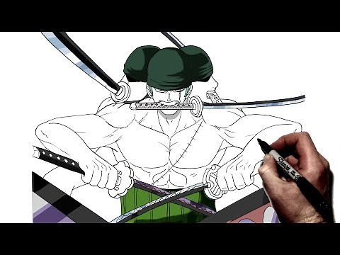 How To Draw Zoro (Asura) | Step By Step | One Piece