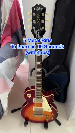 Master 5 Metal Riffs Quickly with Guitar Tabs!