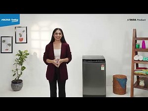 Voltas Beko 8 kg 5 Star Fully-automatic Top Loading Washing Machine (Grey)