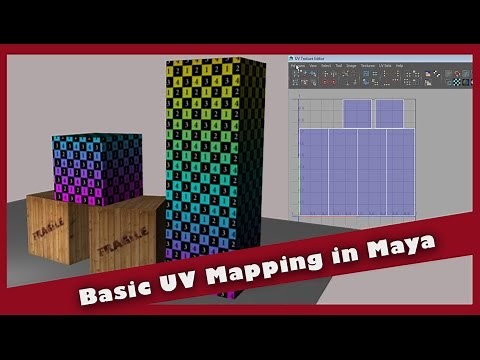 Basic UV Mapping in Maya: Crate