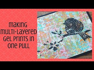Making Multi Layered Gel Prints in One Pull