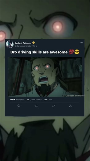Bro driving Skills is So Awesome 😎 #anime #animeweeb #animeedit #shorts