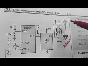 How to interface relay with 8051 microcontroller c programing and interfacing by Techmahoday