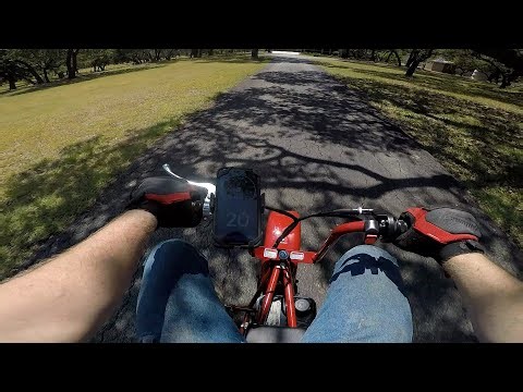 Coleman CT100U Minibike Top Speed Test