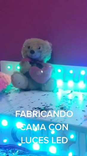 Cama Con Luces LED: Creación y Resultados Increíbles