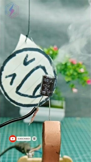 💥explosion capacitor overload voltage!