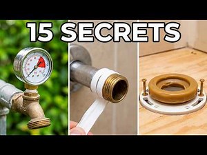 15 Plumbing SECRETS That Will Save You THOUSANDS!