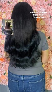 A 3/4 head of nano Bead hair extensions, cork city centre, free online consultation #nanorings #nanobeadextensions #cork #hairextensionscork #hairextensions #nanoringhairextensions #nanobeads #hairthinningsolution #nanobeadscork #nanobeadextensions #hairgoals | Breeze Hair Extensions Cork