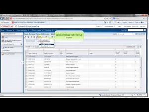 Accessing Bank Account Cross Reference - JDE E1 91 - Financial Management Fundamentals