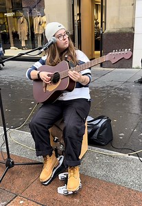 39K views · 1.6K reactions | Black Horse and the Cherry Tree . . . . By KT Tunstall and sung by @Lori #kttunstall #music #buskers #buskersofglasgow #glasgow #scotland #glasgowmusicscene #scotlandmusicscene | BuskersofGlasgow | Facebook