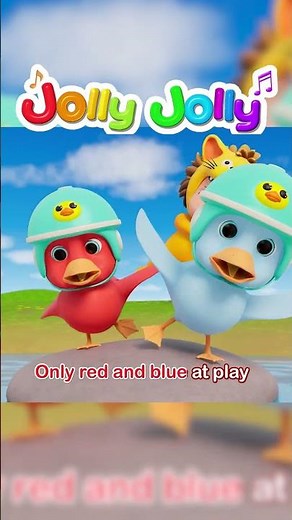 Play Games with Five Little Color Ducks | Funny Shorts | Jolly Jolly - Nursery Rhymes