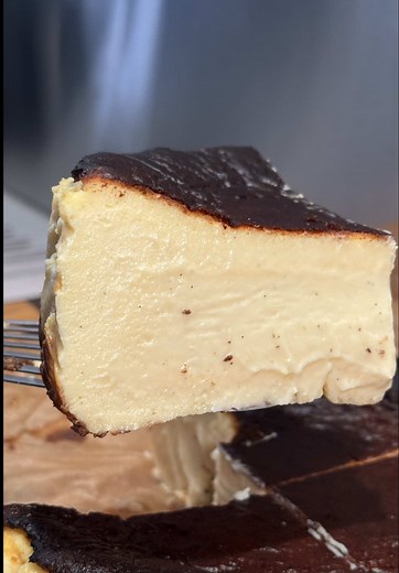 Vanilla Burnt Basque Cheesecake Recipe