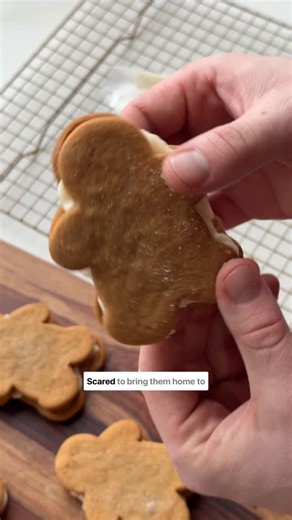 Better Homes & Gardens | What’s better than one gingerbread? two gingerbreads 🧣 Chef Gabe whips up our classic giant ginger cookie recipe in gingerbread form,... | Instagram