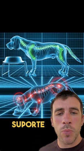 It's not good for your dog to eat with its head down.