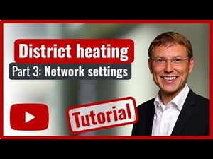 District heating planning: 3. Heat network settings