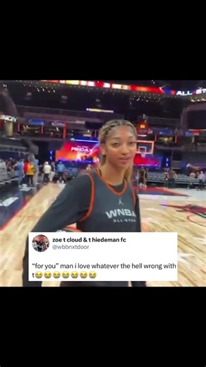 WNBA Got Game on Instagram: "Natisha Hiedeman made a shot from the 4 point circle for Angel Reese 😭 “Angel: For who?” “Natisha: For you” 🫶 Via wbbnxtdoor on X"