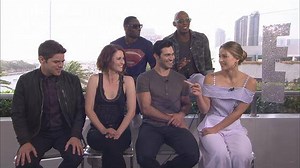 "Supergirl" Cast Talks Epic 4-Way Crossover