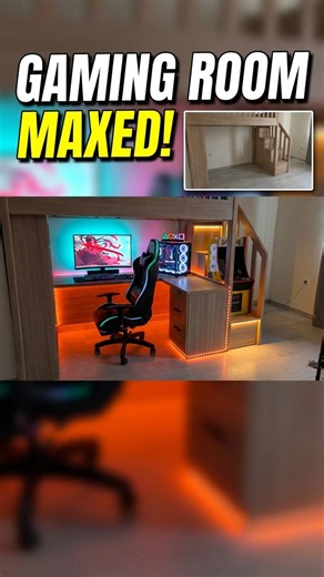 You won't believe what I added to my gaming room #gaming #setup #arcade