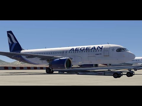 Aerofly FS _ Aegean Airline A320neo _ Athens to Barcelona Full Flight | Gameplay