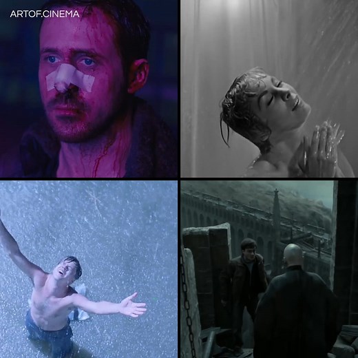 Art of Cinema on Instagram: "High Angle Shot It is a technique where the camera looks down on the character or subject from an elevated perspective. . High angle shots can signal a character's vulnerability. It is like a psychological vantage point for anyone other than the character in the frame. . High angle shots are used by filmmakers to make characters seem weak or powerless depicting depression/shock or danger. . It can also be used to establish the scale of a crowd. It can give context to