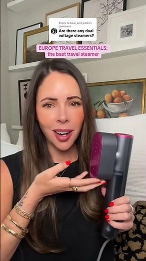 THE best travel steamer - dual voltage clothes steamer - Europe travel essentials