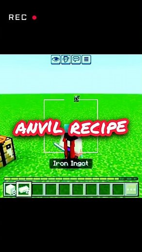 Minecraft: How to Make Anvil👿||minecraft anvil recipe 🔥