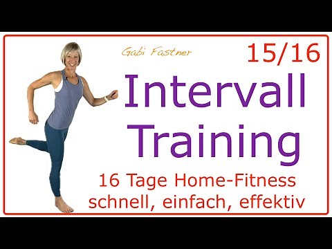 15/16 🔺 30 min. Interval Training | effective progressive training without equipment, standing