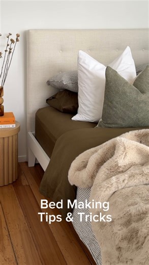 484K views · 125 reactions | ️✨ Looking to make your bed award-winning? We’ve got you covered! Our winner of NZ’s Best Bed Maker, Rochelle, is here to share her top tips for a bed that looks straight out of a showroom. From crisp corners to cozy layers, she’s showing us how it’s done! #Briscoes #BedMakingTips | Briscoes | Facebook